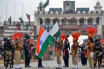 wagha border ceremony