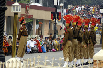 wagha border ceremony